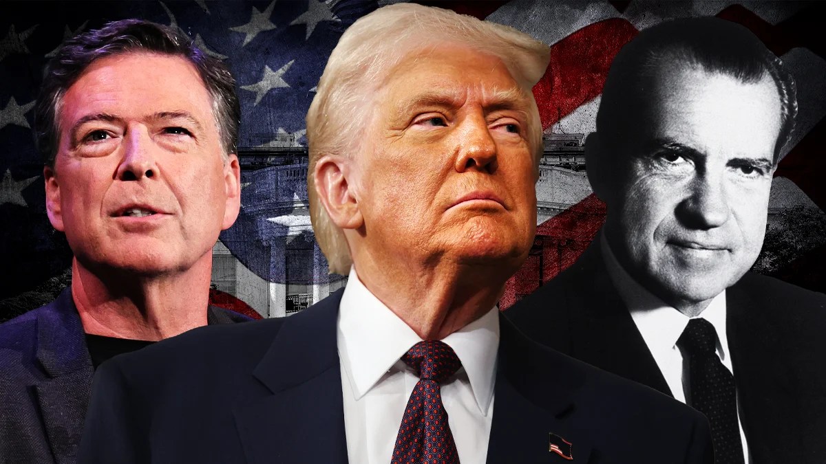James Comey, Donald Trump and Richard Nixon (Getty Images/Christopher Smith for TheWrap)
