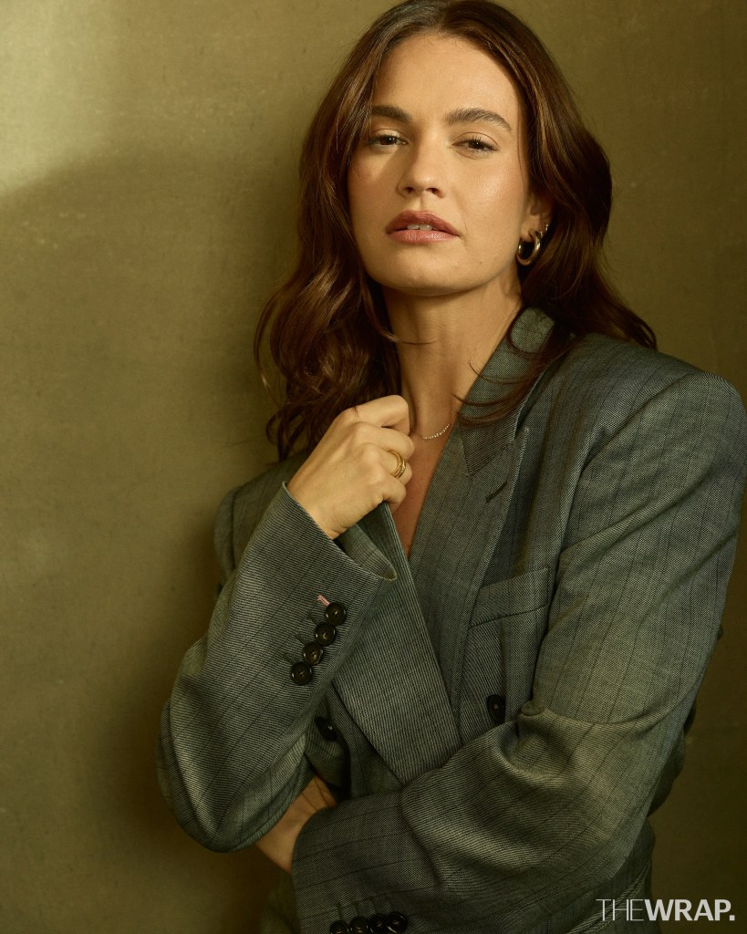 Lily James, actress, “Swiped”