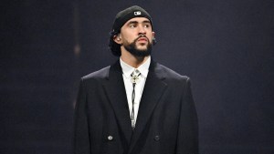 Bad Bunny performs onstage during his "Most Wanted" tour at State Farm Arena on May 14, 2024 in Atlanta, Georgia