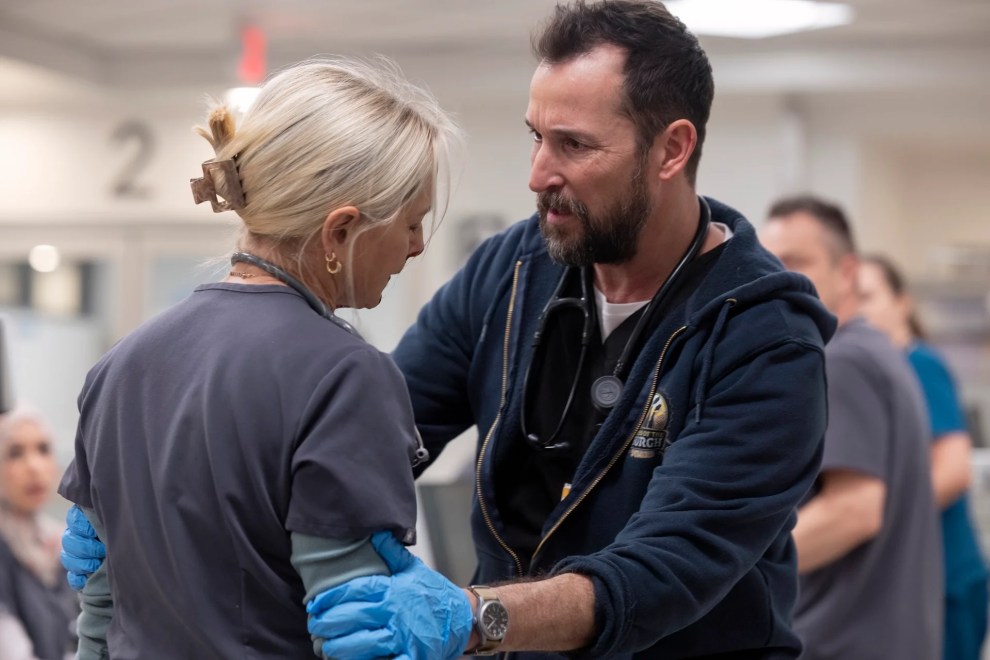 Katherine LaNasa, Noah Wyle, The Pitt