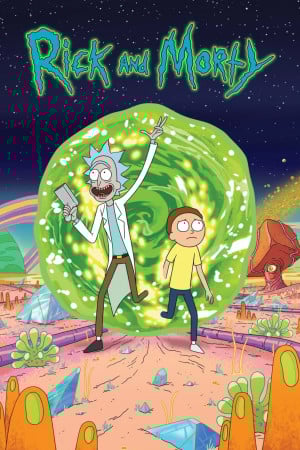 Rick and Morty TV series 2013 poster.