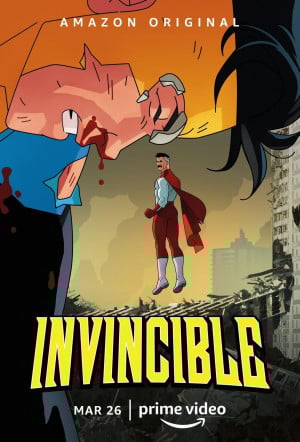 INVINCIBLE TV series 2021 poster.