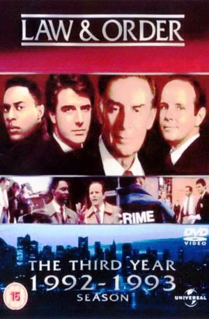 Law & Order TV series 1990 poster.
