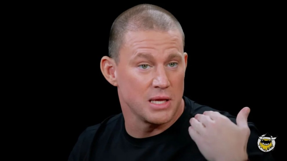 Channing Tatum on "Hot Ones"