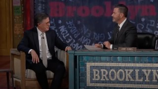 Colbert Tells Kimmel the Story of How He Broke the News His Show Was Canceled, Audience ‘Thought It Was a Bit’ | Video