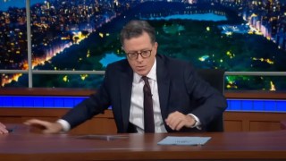 Watch the Moment Stephen Colbert Found Out About Jimmy Kimmel’s Suspension and Left the Stage | Video