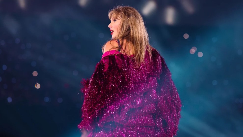 Taylor Swift performs onstage during "Taylor Swift | The Eras Tour" at BC Place on December 08, 2024 in Vancouver, British Columbia