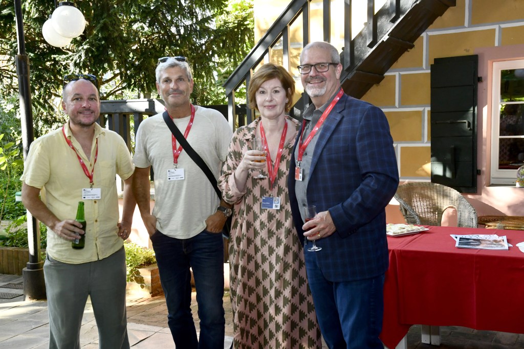 Jon Rushton, Jason Solomons (Producer), Sarah Norget (Film Producer), and Keith Simanton (Senior Film Editor, IMBD)