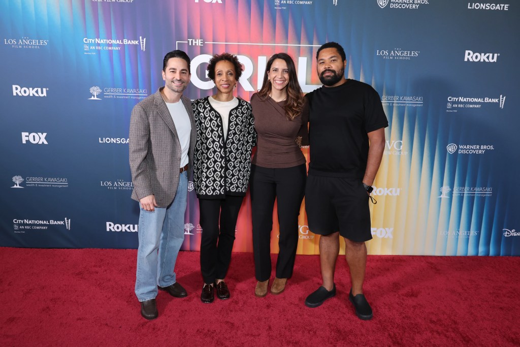 Sev Ohanian, Founder, Proximity Media, Nina Shaw, Founding Partner, Del Shaw Moonves Tanaka Finkelstein Lezcano Bobb & Dang, Jasmine Daghighian, VP, Film, Topic Studios, and Tommy Oliver, Filmmaker & CEOZX, Confluential Films