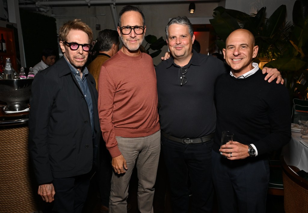 Jerry Bruckheimer, Award-Winning Producer "F1”, Richard Weitz, Co-Chairman, WME Group, Christian Muirhead, Co-Chairman, WME Group, and Brent Weinsten, Senior Leadership Team, CAA