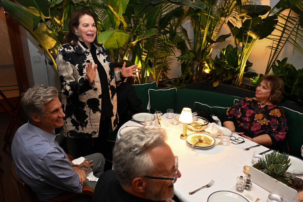 Sherry Lansing ,CEO, The Sherry Lansing Foundation speaks at the 2025 TheGrill Dinner at Cipriani Beverly Hills