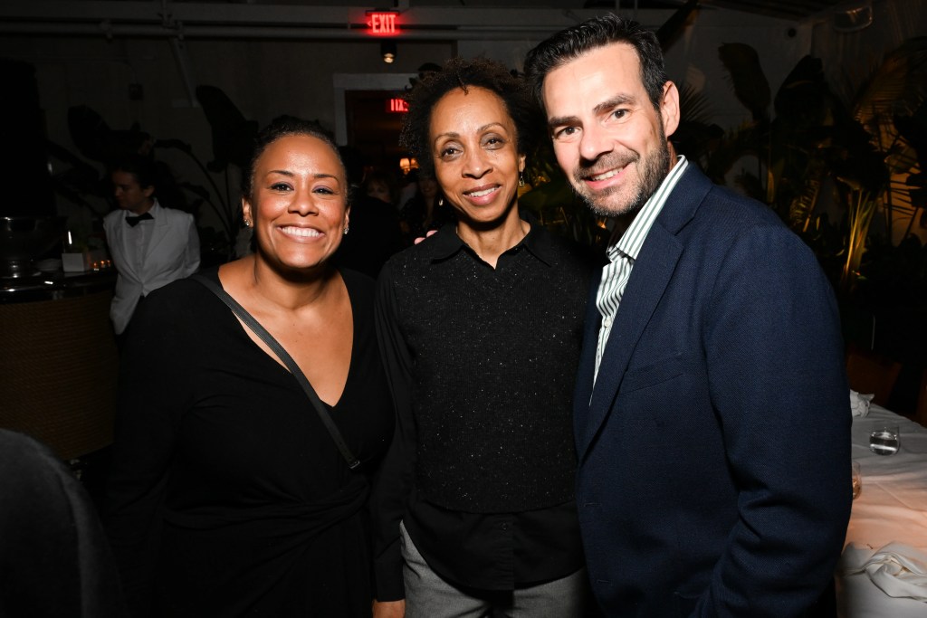 Nina Shaw, Founding Partner, Del Shaw Moonves Tanaka Finkelstein Lezcano Bobb & Dang, and Eduardo Acuna, CEO, Regal Cineworld