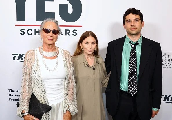 Lisa Eisner, Ashley Olsen and Louis Eisner. Source: Robin L Marshall/Getty Images