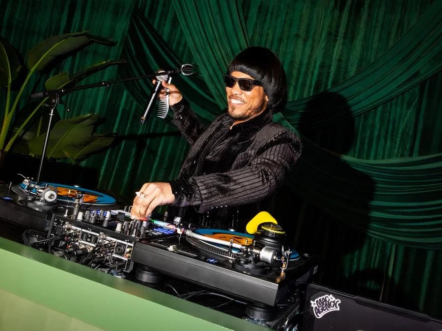 Anderson .Paak kept the party rolling at the Netflix Emmy After Party at Nya Studios West in Hollywood. (Charley Gallay, Gonzalo Marroquin, Roger Kisby/Getty Images)