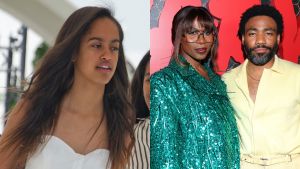 Malia Obama, Janine Nabers and Donald Glover (Getty Images)