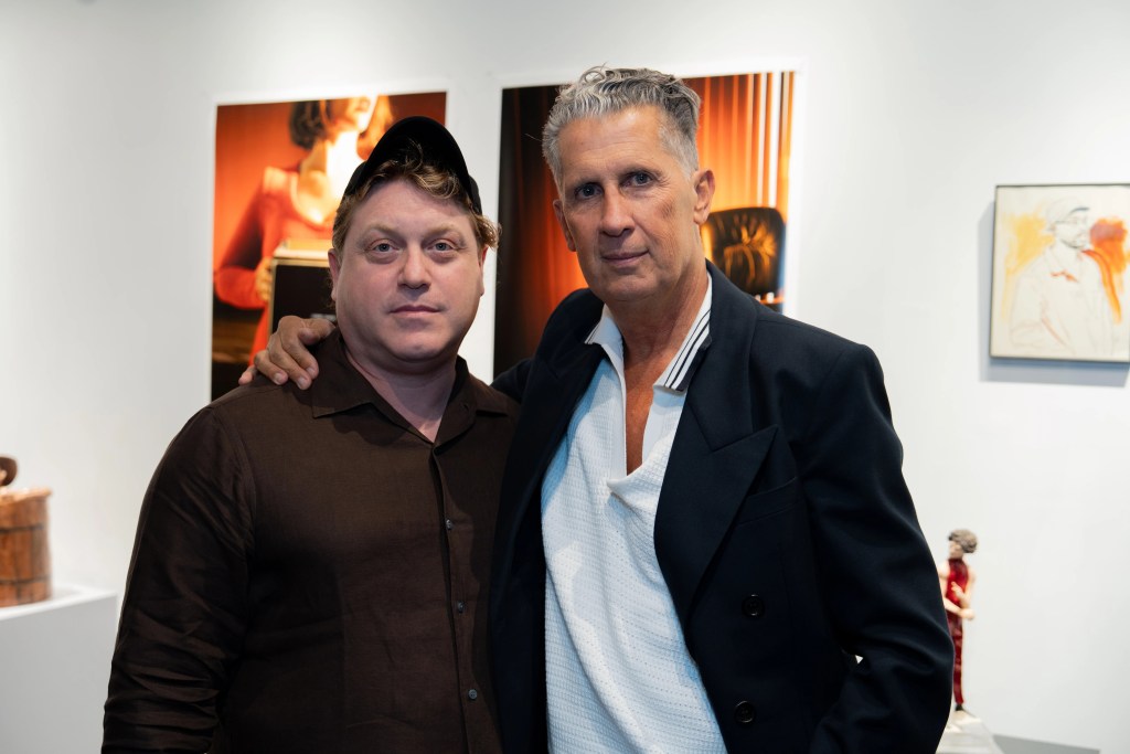 Marco Tomasetta, creative director, Montblanc and Stefano Tonchi, executive editor, TheWrapBOOK