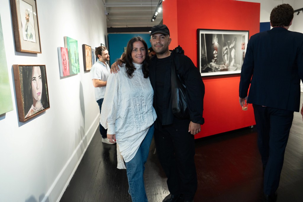 Michaela Dosamantes, Fashion & Visual Creative Director TheWrapBook and Dan Victoria Gleason