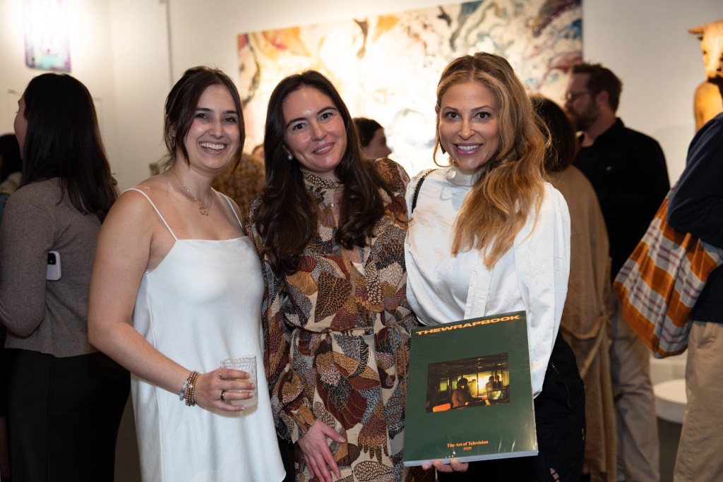 Jasmine Perillo, Emily Vogel, director of programing, TheWrap, and Valerie Greenberg