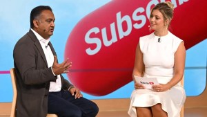 Neal Mohan and Katarina Mogus